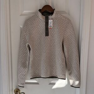 Marine Layer Gray Quilted Button-Up